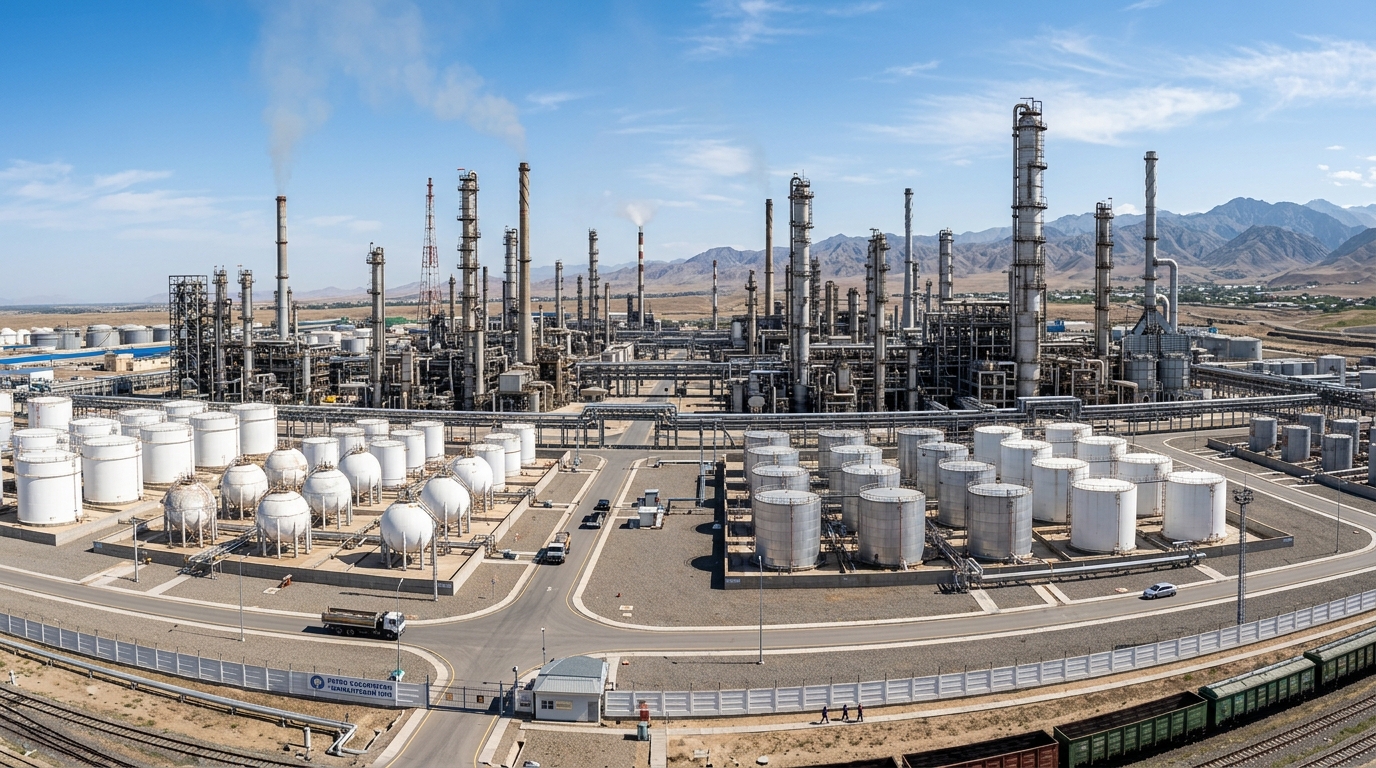 Refinery panoramic view